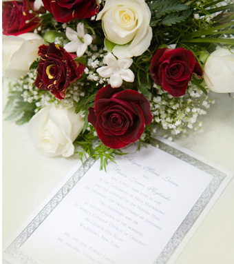 Buy flowers from Meme's Florist, and check our links page for other wedding professionals